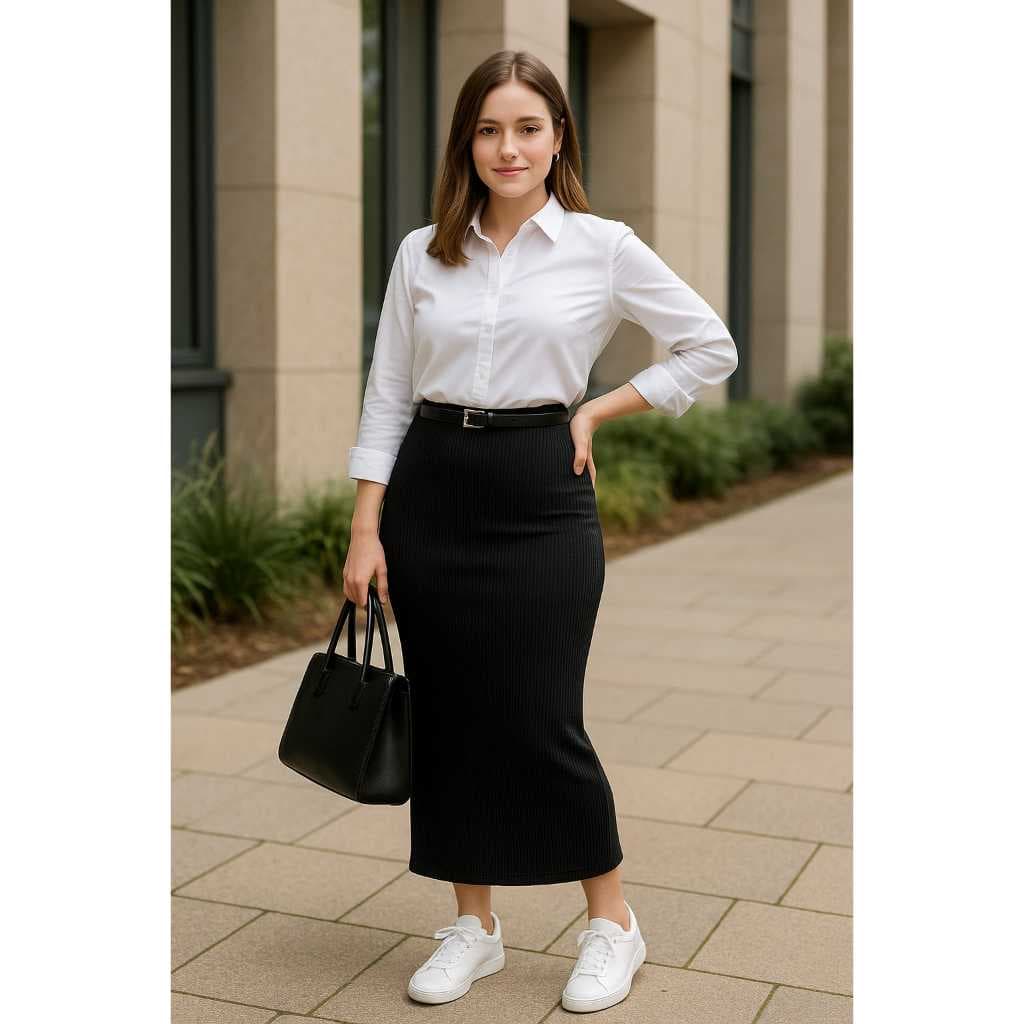 TETELESTAI - SAIA LAPIS MODA EVANGELICA MODA FEMININA