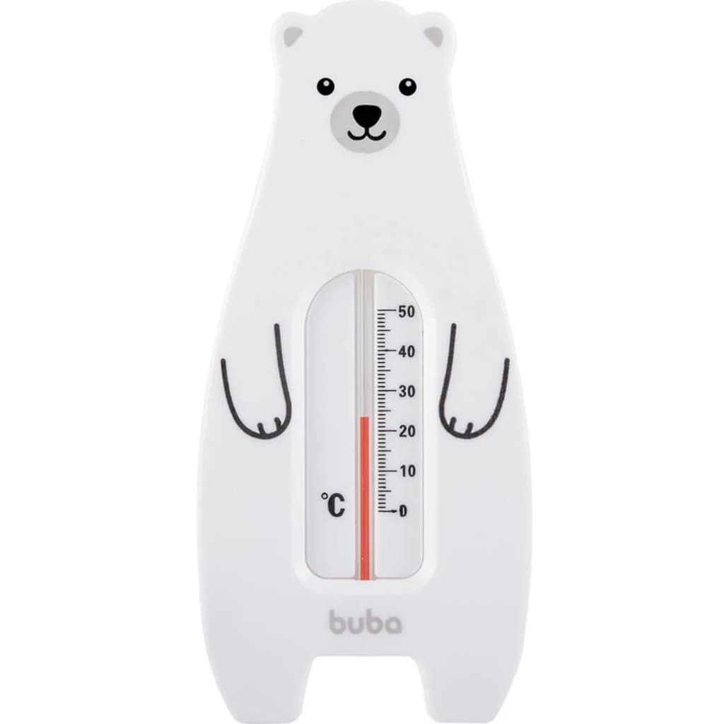 Buba Termometro De Banheira Urso Branco