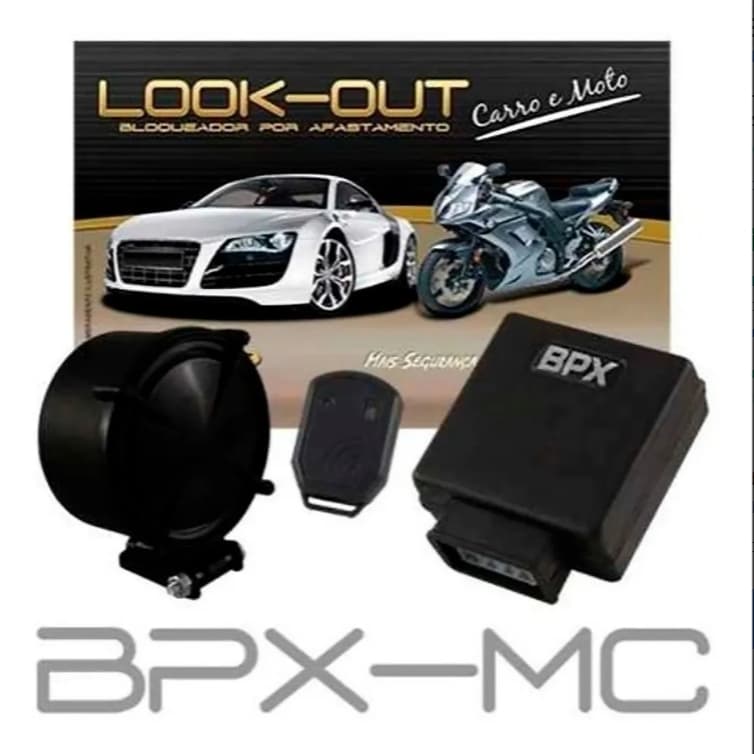 Alarme Bloqueador Presença Carro E Moto Com Sirene BPX-MC