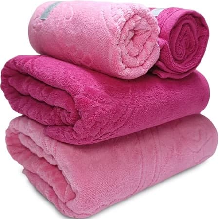 Jogo/Kit 2 Toalhas de Banho Amalfi Atlântica + 2 Toalhas de Rosto Macia Superluxo Algodão 470 g/m²