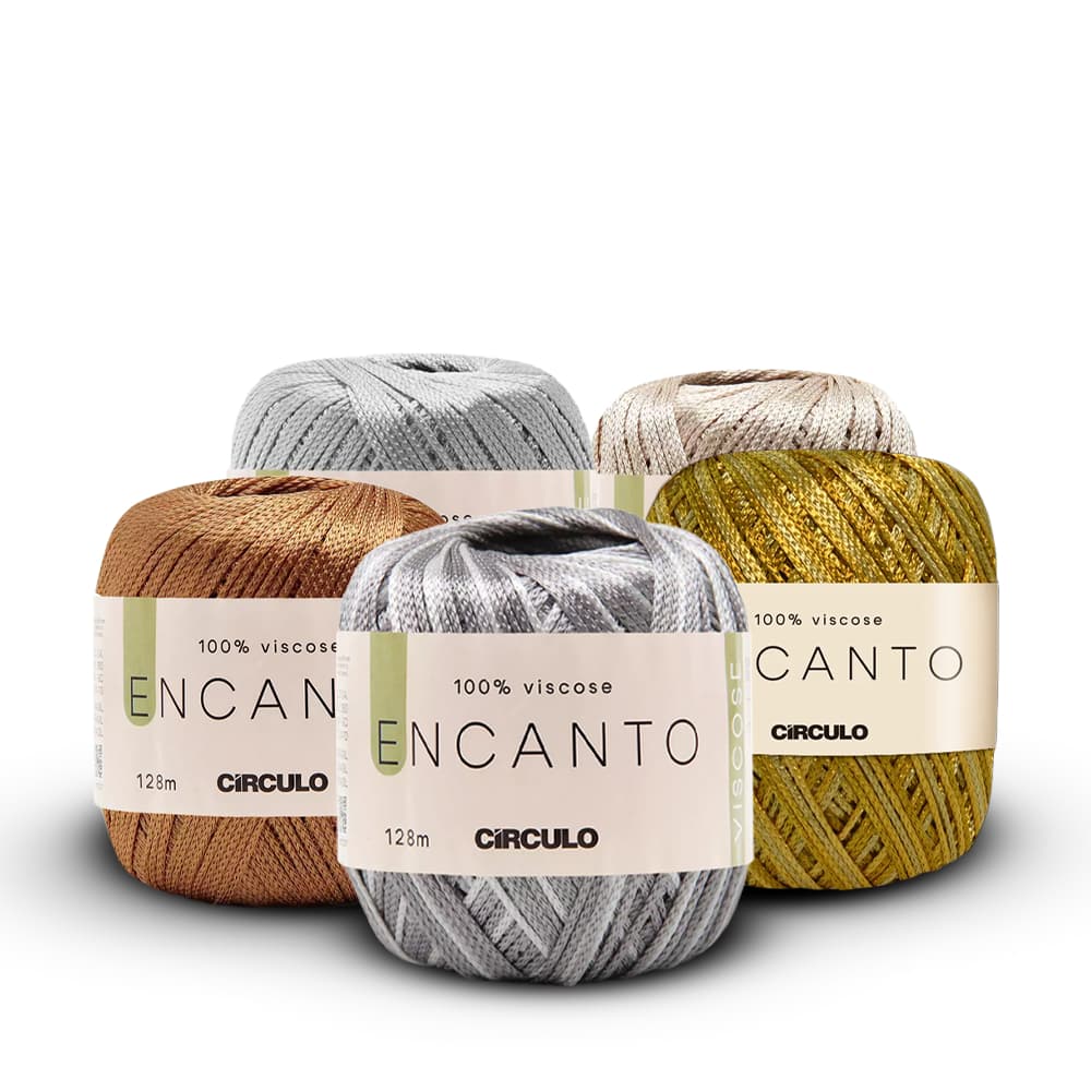 Fio Linha Encanto Circulo 128M Diferentes Cores 1 Unidade