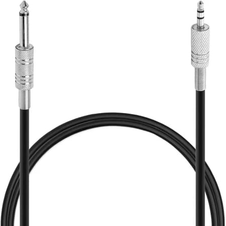Cabo P10 Mono x P2 Estéreo Profissional Com 2 Metros Mbtech MB71118
