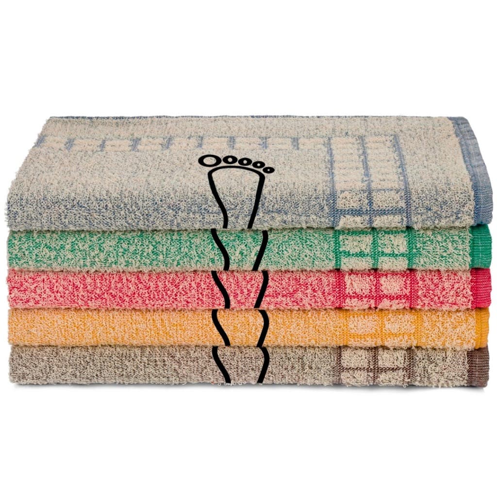 Kit 5 ou 10 Tapetes de Banheiro 45x65 Felpudo Grosso Alta Absorção Estampa Pézinho
