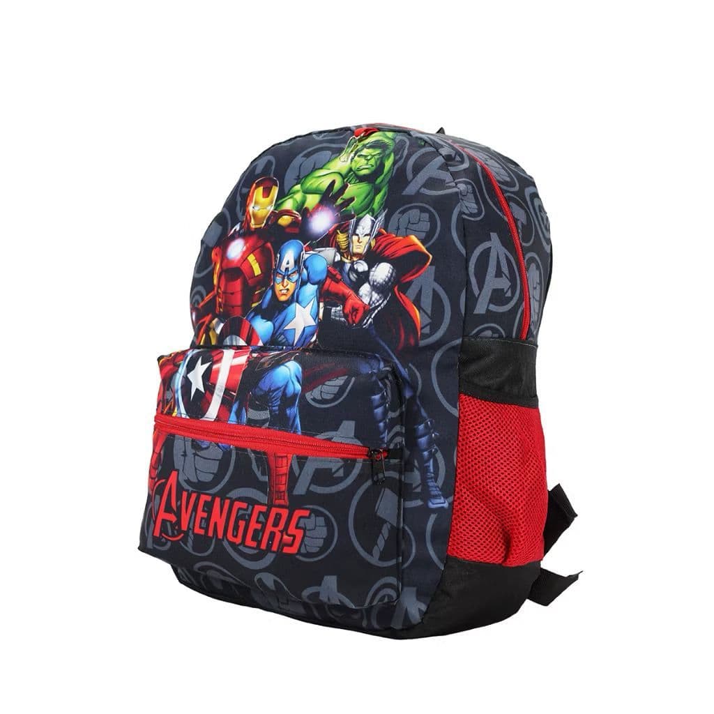 Mochila juvenil vingadores avengers heróis costa tamanho grande envio rápido