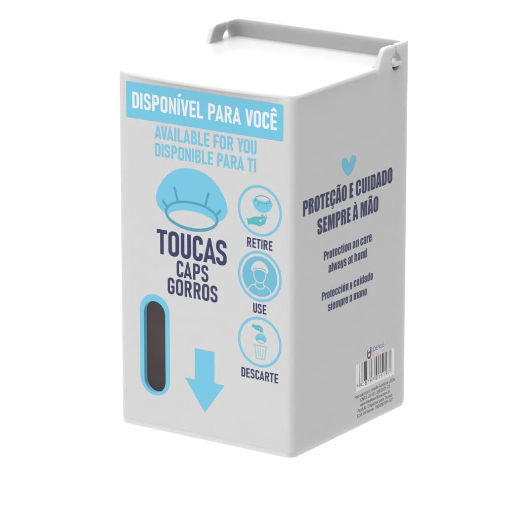 Dispenser EPI's Indutrial Para Toucas Descartáveis - Idealle Acrilicos