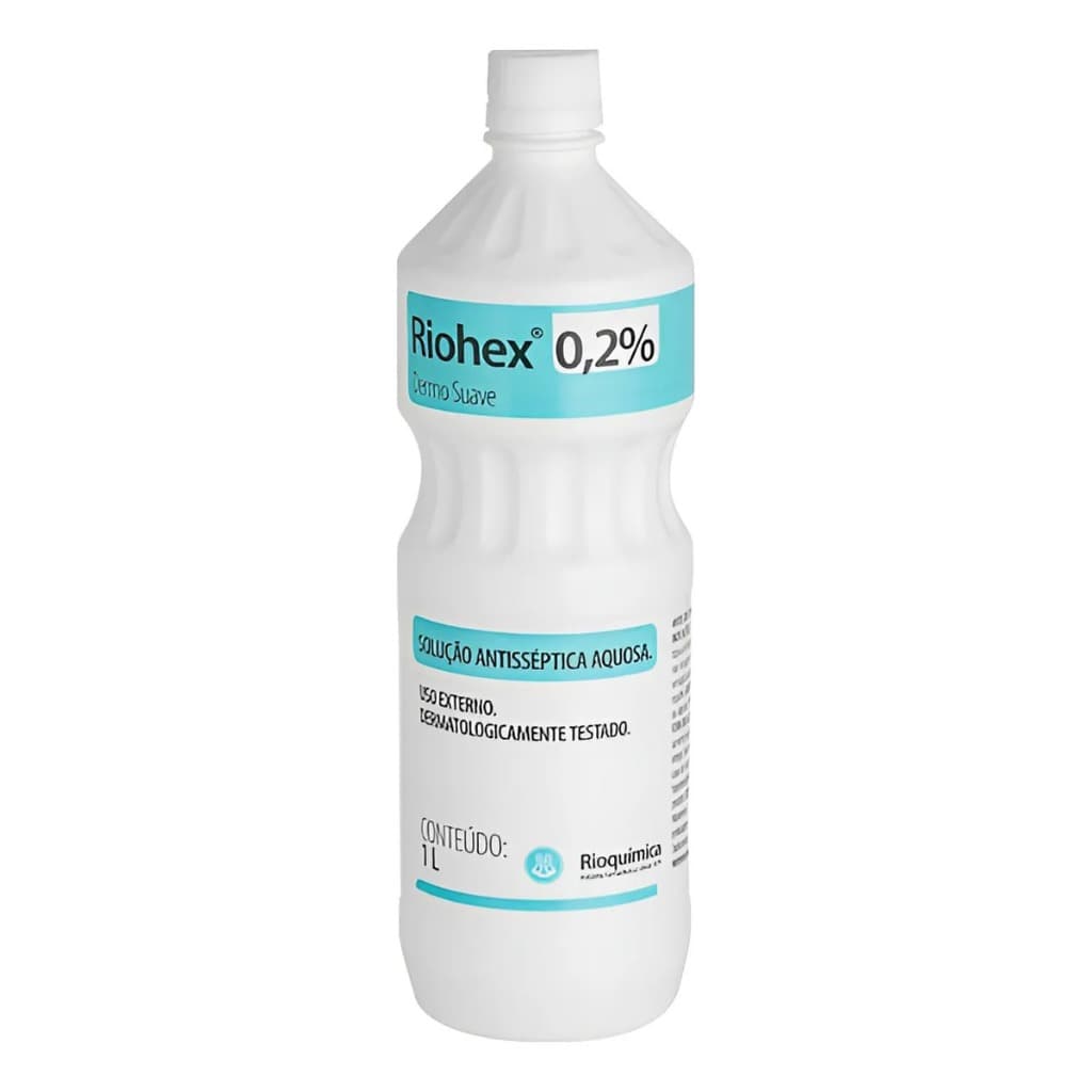 Antisséptico liquido tópico Clorexidina 0,2% AQUOSA 1L