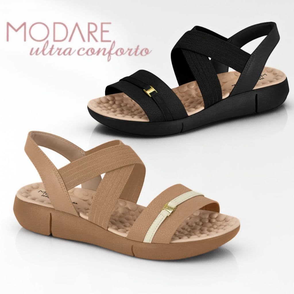 Sandalia Papete Modare Ultra Conforto Ortopedico Anatoico Salta Baixo Macio Para Esporao Fascite Plantara