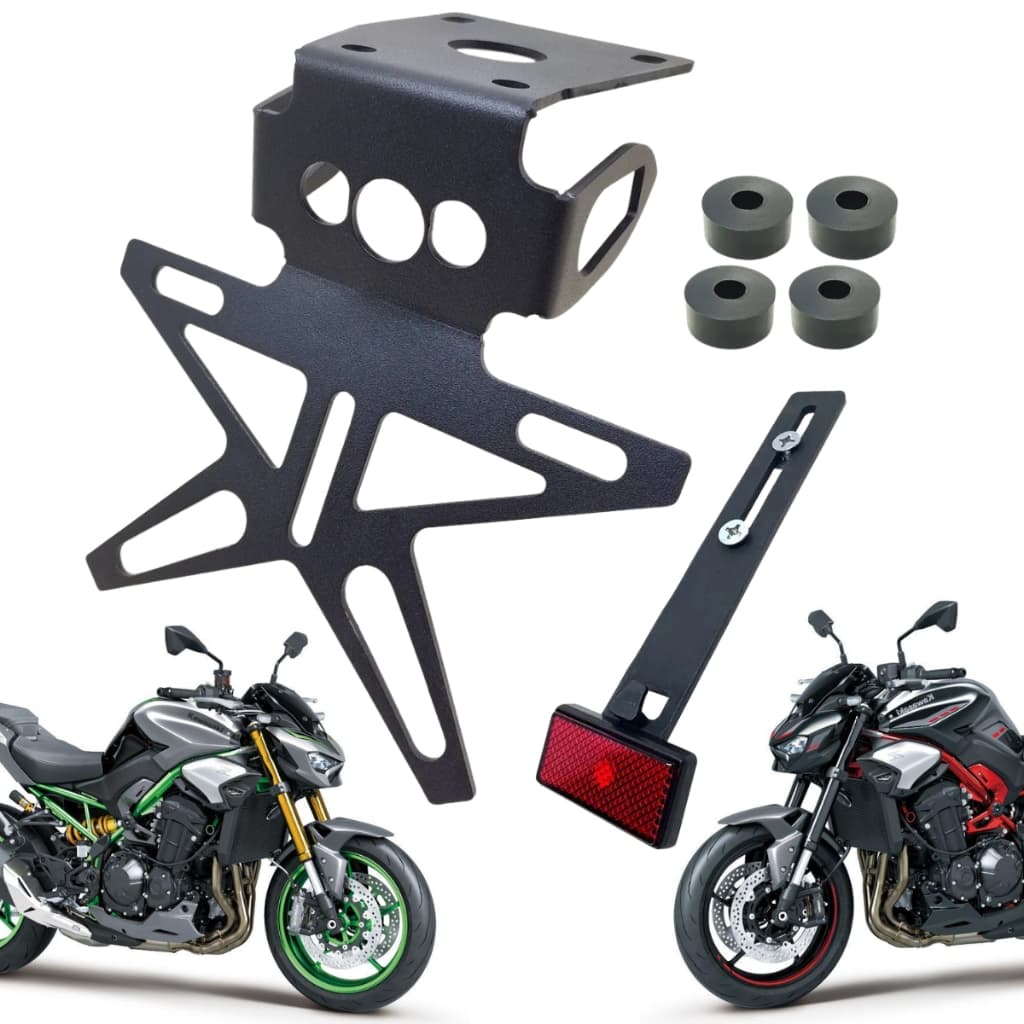 Eliminador De Rabeta Z900 2025 em diante Suporte De Placa Fixo Placa Z-900 Kawasaki