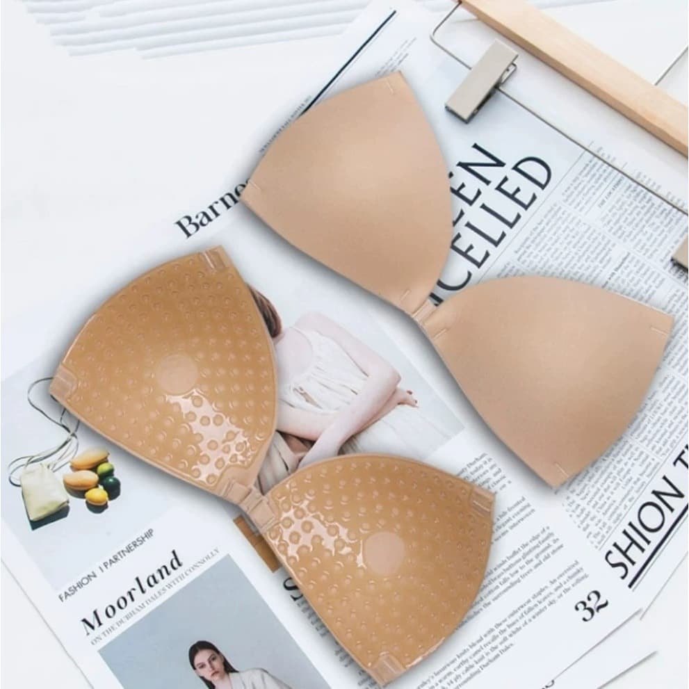Sutiã Adesivo em Silicone Médico – Efeito Natural, Sem Irritação e Alta Fixação