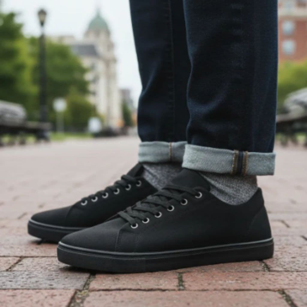 Tenis Masculino Sapatenis Casual em Lona Dia a Dia Exclusivo Confortável