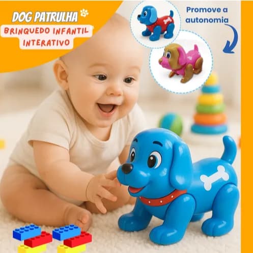 Brinquedo Infantil Interativo Patrulha Canina Educativo Diversao Desenvolve Habilidades Motoras