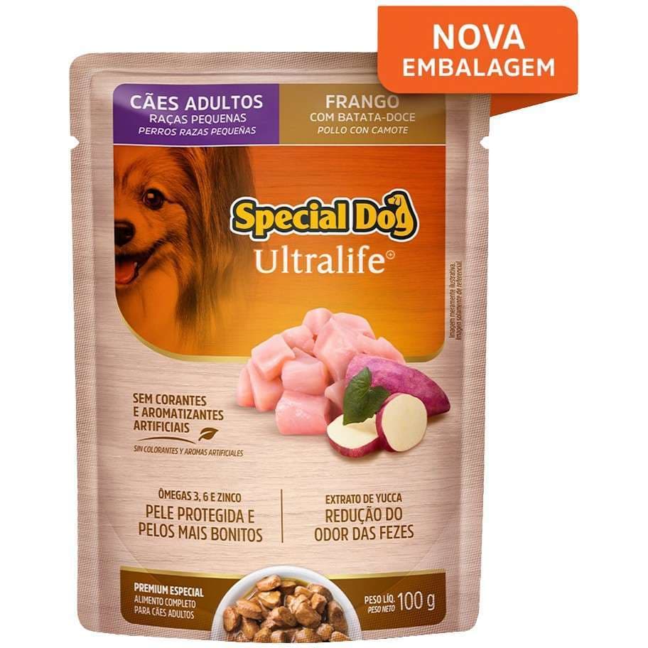 Ração Special Dog Sachê  Raças Pequenas Frango Ao Molho 100g