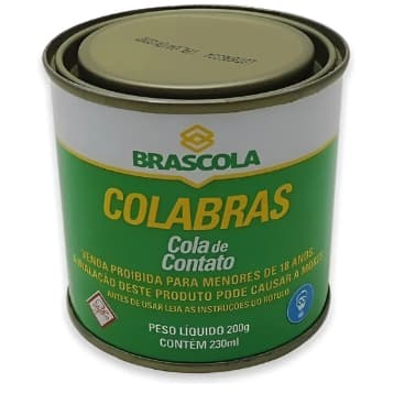 Adesivo Cola De Contato Colabras 200g Brascol