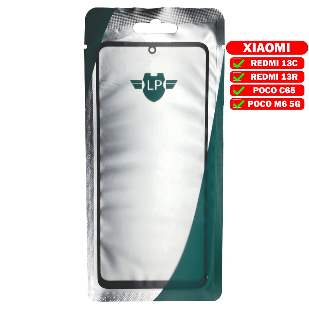 Vidro da Tela Redmi 13c / Redmi 13r / Poco C65 / Poco M6 5G | Cola OCA