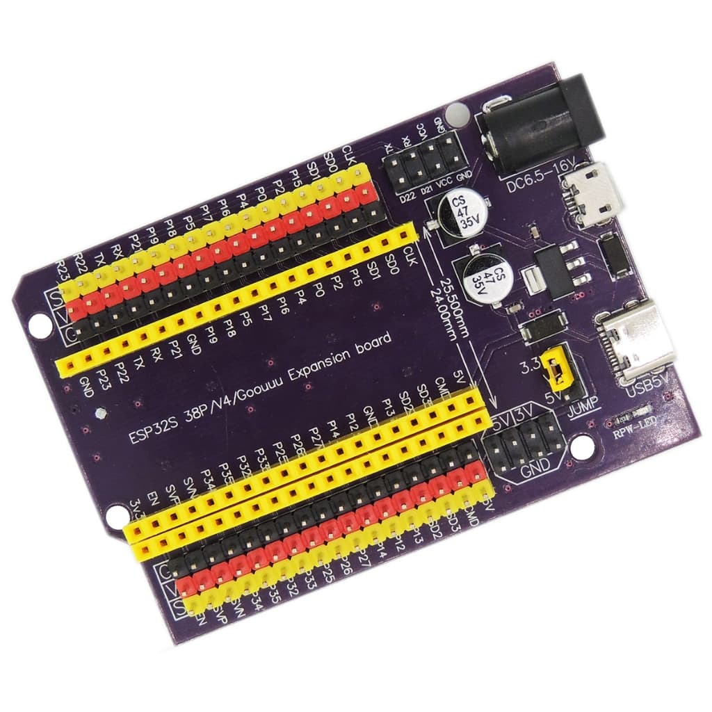 Placa Base Expansão Shield Esp32 38 Pinos