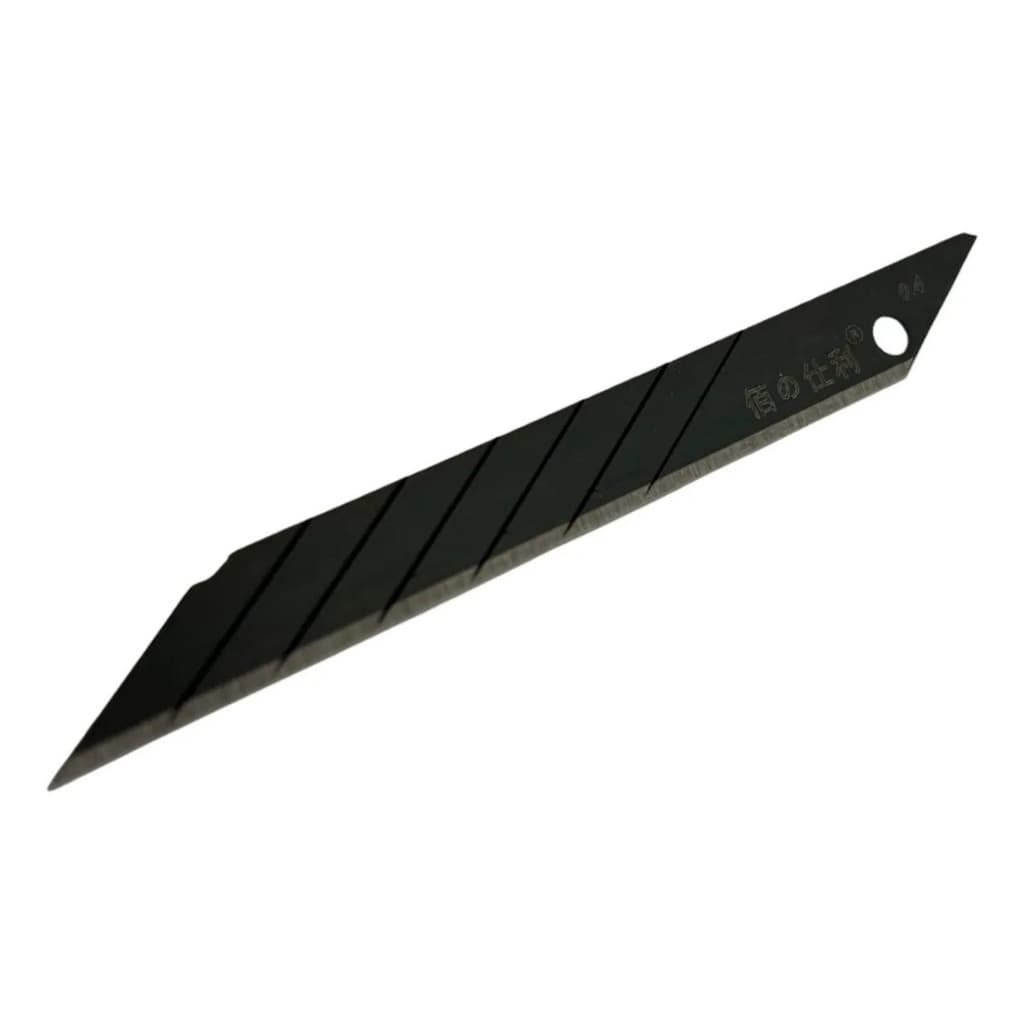 Lâmina Black 30 Graus Para Estilete 9mm Uso Profissional C/10 Lâmina Exfak