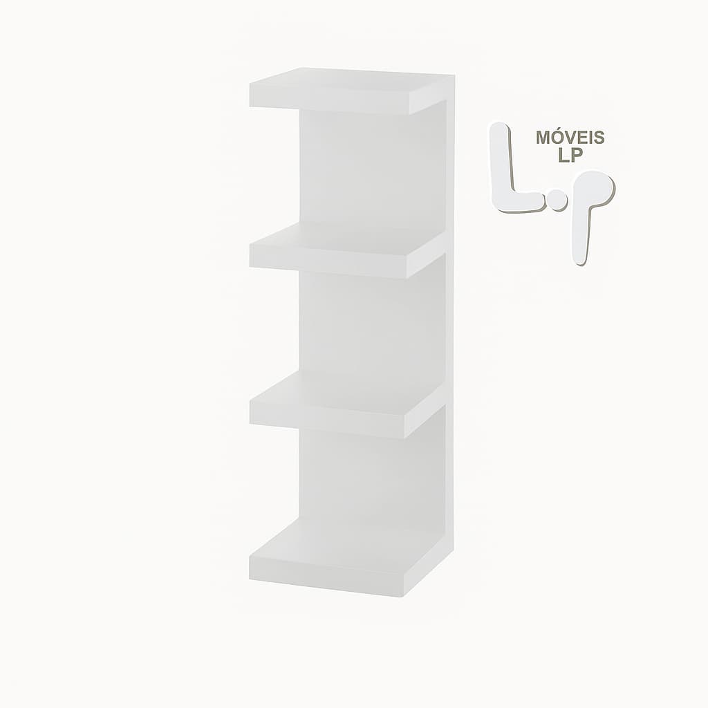 Torre De Prateleira Estante Multiuso Mdf 85 Cm Para Quarto LUXO- Desmontado