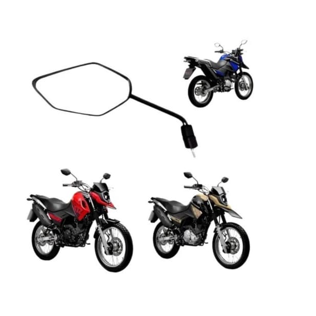 Espelho Retrovisor Esquerdo Crosser Fazer 150 Fluo 125 2022 2024 A 2025 Original Yamaha