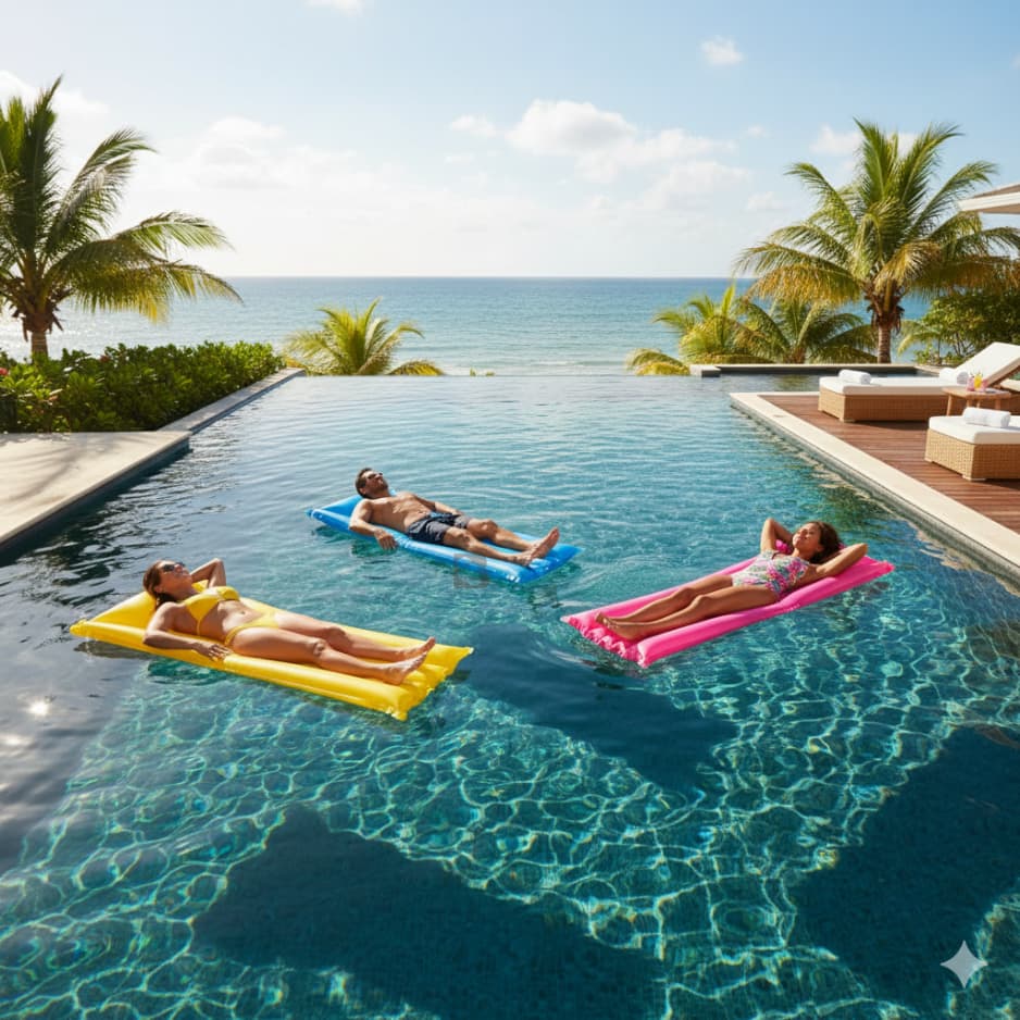 Colchão Inflável Boia Gigante Praia Piscina Verão Bronzeador Resistente Até 90kg 1,83 x 70cm