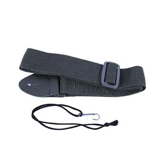 Correia Winner Polyweb 5cm Preta violao baixo guitarra