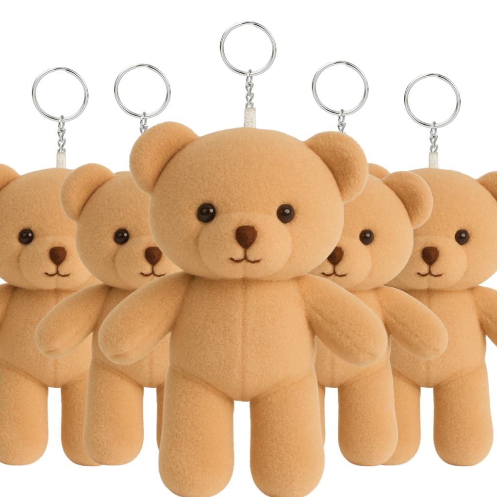 Ursinho De 6/12/15/20 Chaveiros Mini Urso Lembrancinha Chá De Bebe Brindes