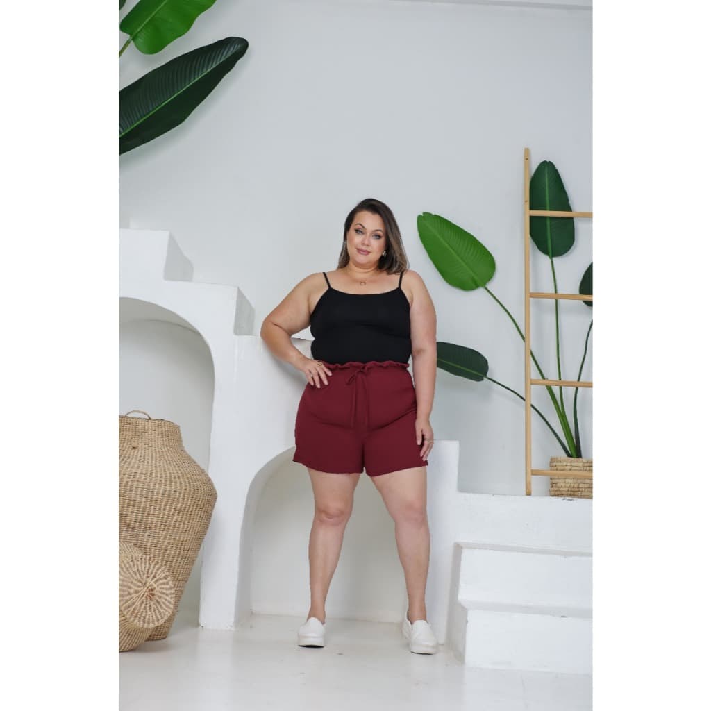 SHORTINHO DUNA CURTO ALFAIATARIA SOLTINHO VERSÁTIL DE VERÃO
