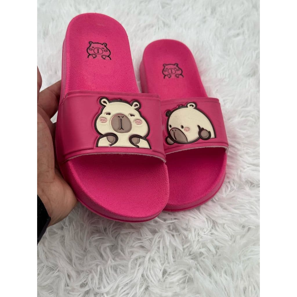 Chinelo Slide Capivara Infantil Leve Menino Menina - Rivergo Leve Confortavel