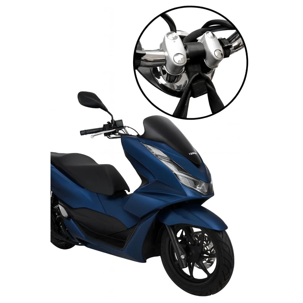 Kit Pcx Alça / Gancho + Freio De Estacionamento