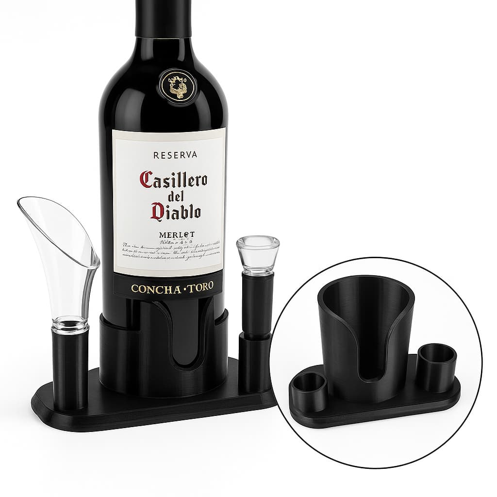 Base / Suporte Para Abridor De Vinho Elétrico (somente Base)