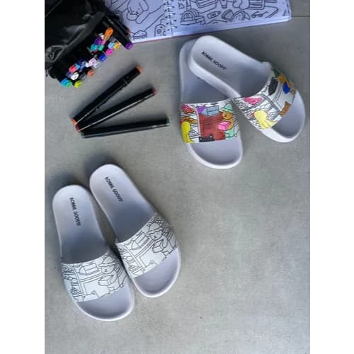 Sandália Chinelo Slide Infantil Menino Menina Desenhar Personalizavel Confortavel Qualidade