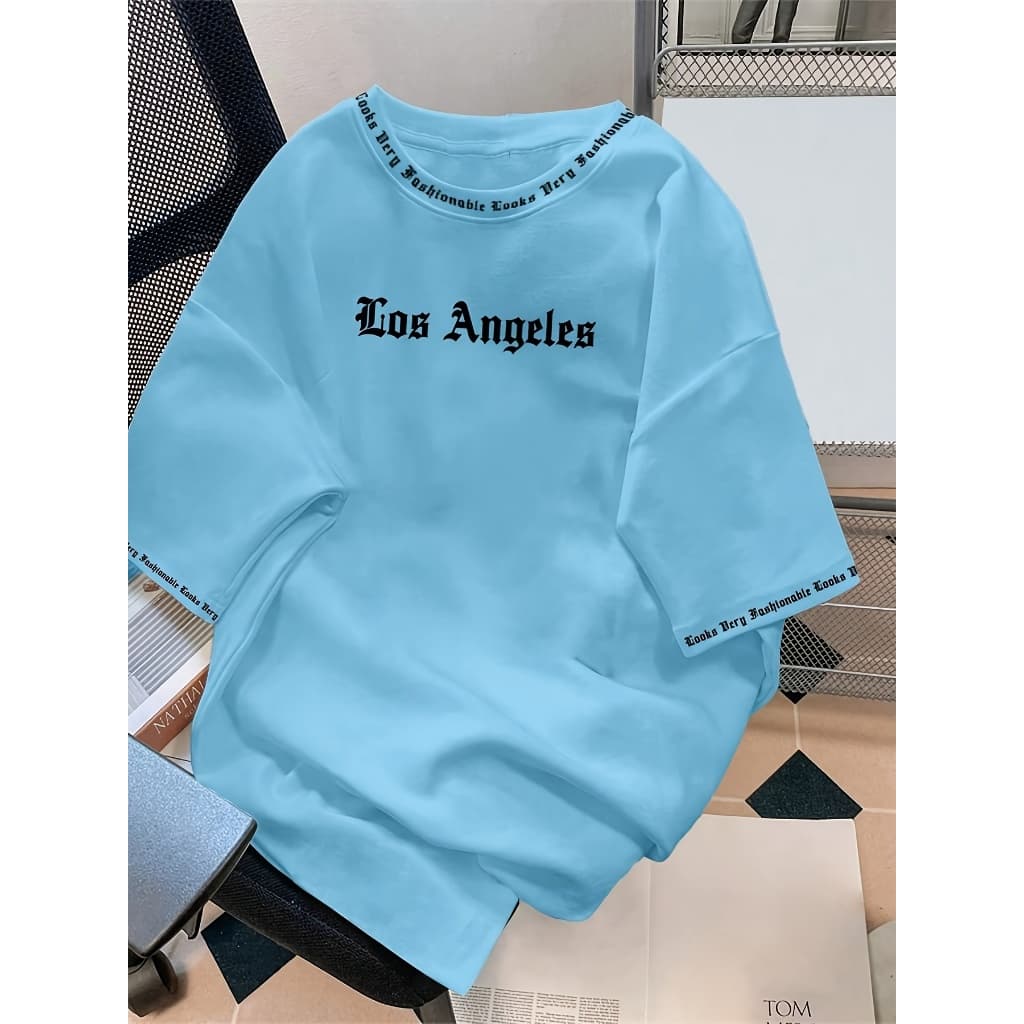 Camiseta Oversized Masculina Streetwear  Treino Academia estampa Larga Esportiva frases
