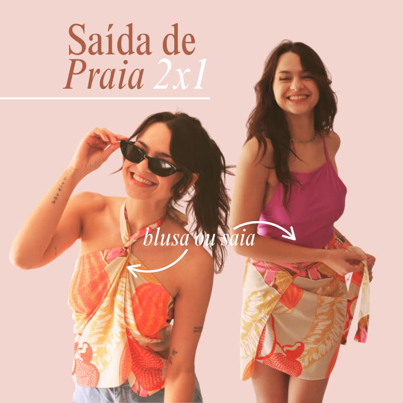 Saída de Praia 2em1
