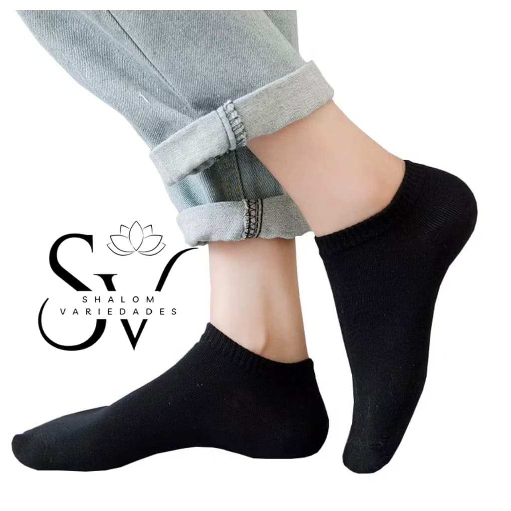Kit ate 18 Pares de Meias Soquete Cano Curto Masculina Feminina Unissex