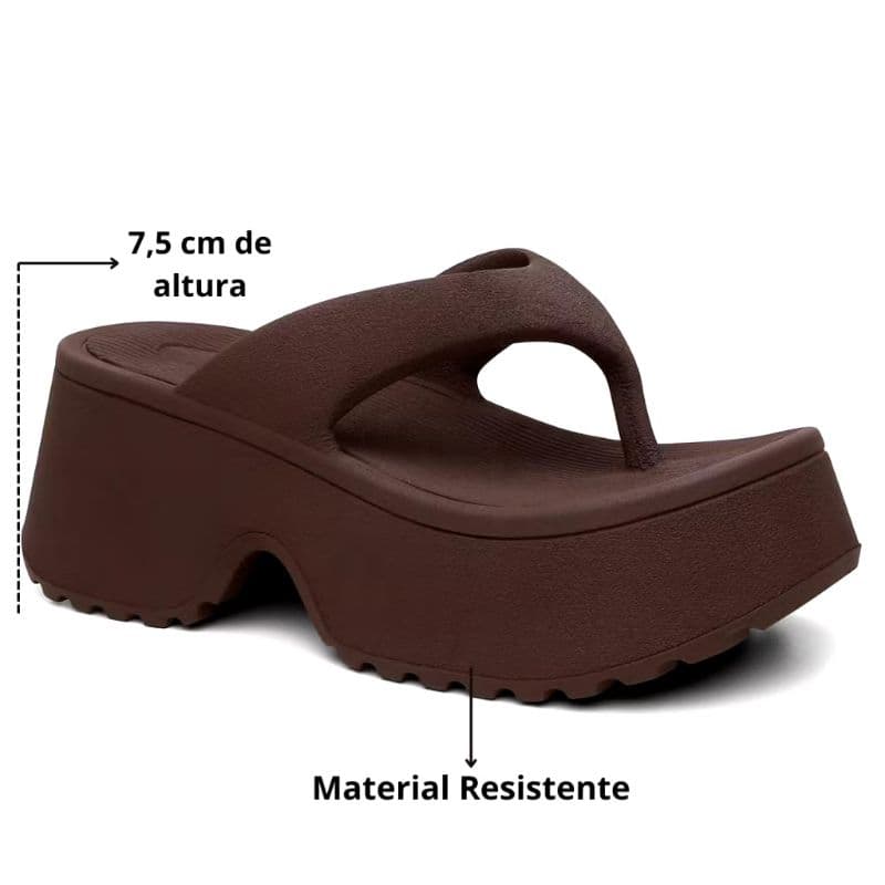 Tamanco feminino Plataforma alta Sandália feminina plataforma - OFERTA