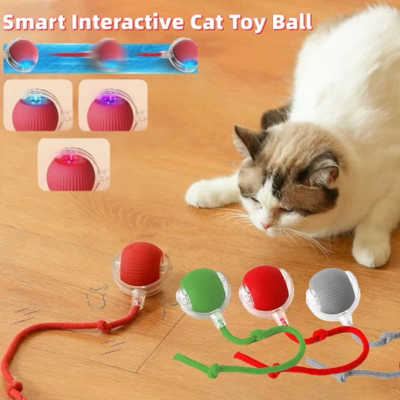 Bola De Brinquedo Elétrico, Interativa Para Gatos Com Sensor de Movimento Treinamento de gatos auto-move