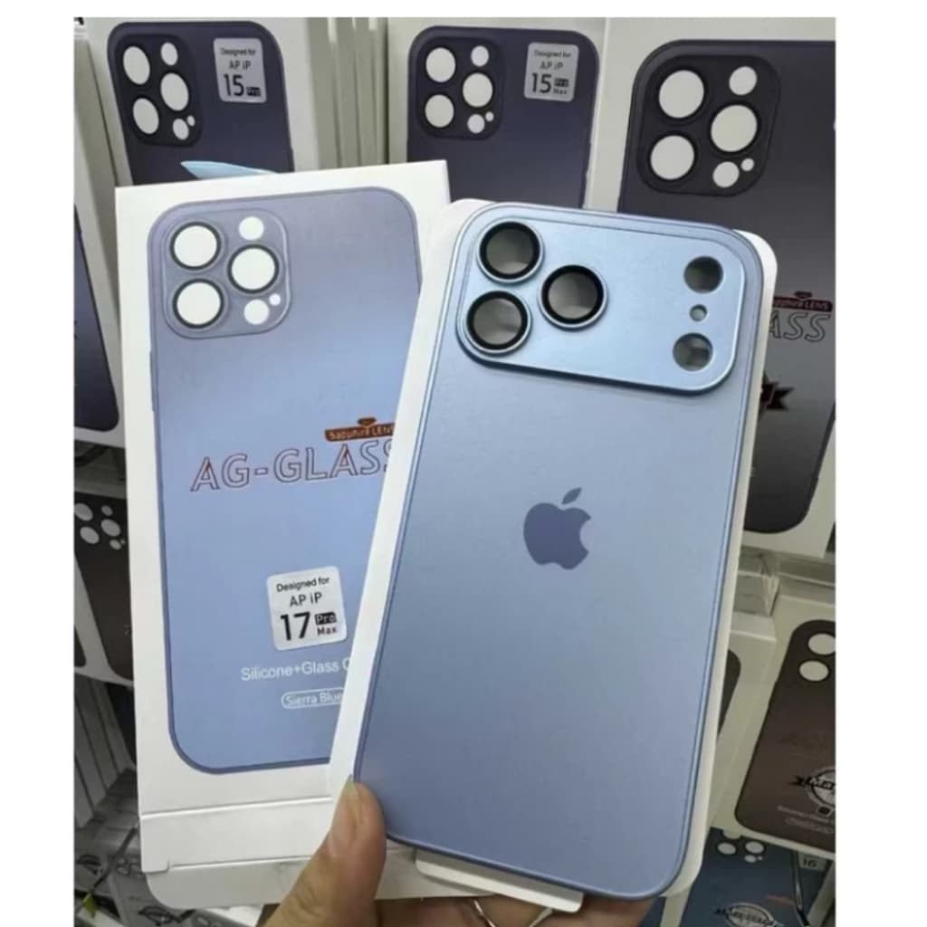 Capa Capinha AG Glass De Vidro Compatível iPhone 17Normal 17PRO 17AIR 17PRO MAX