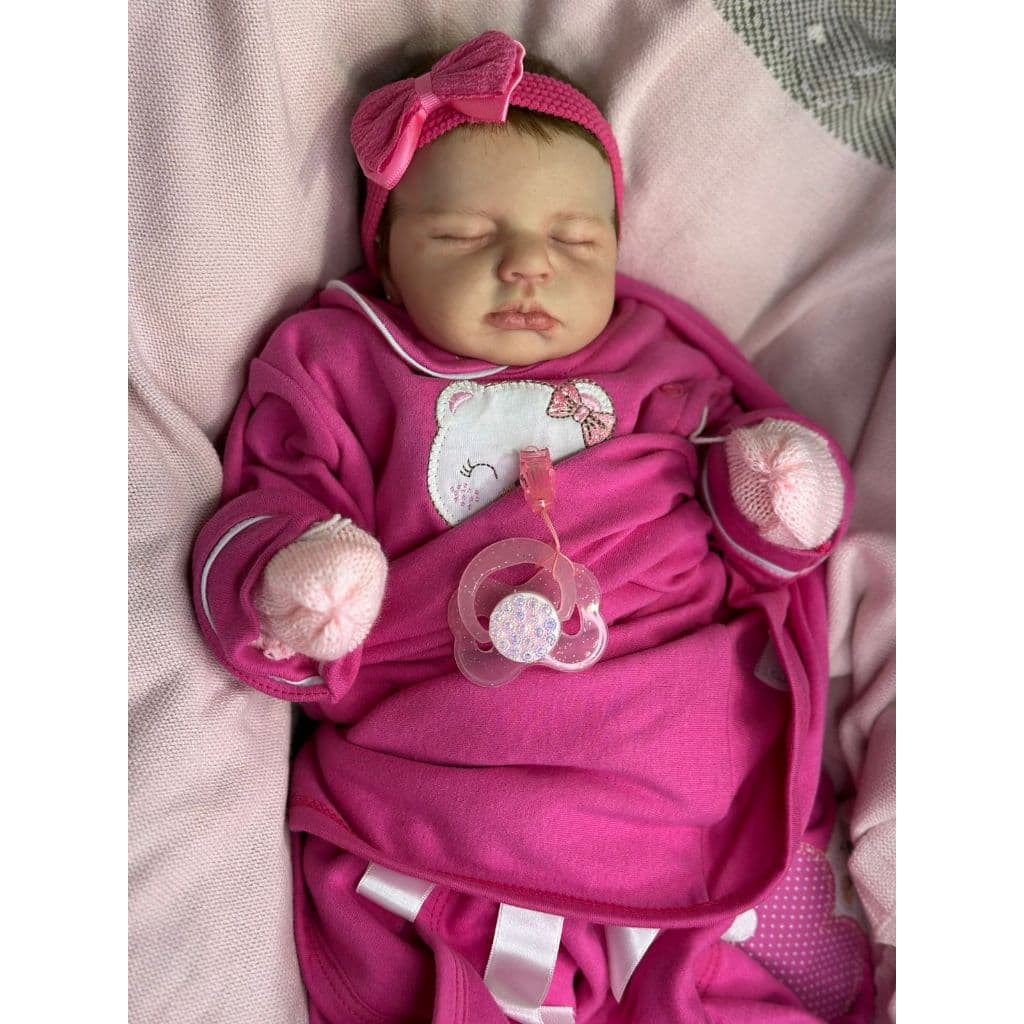 Bebe Reborn Boneca Realista Menina  Menbros Silicone Original Envio rapido