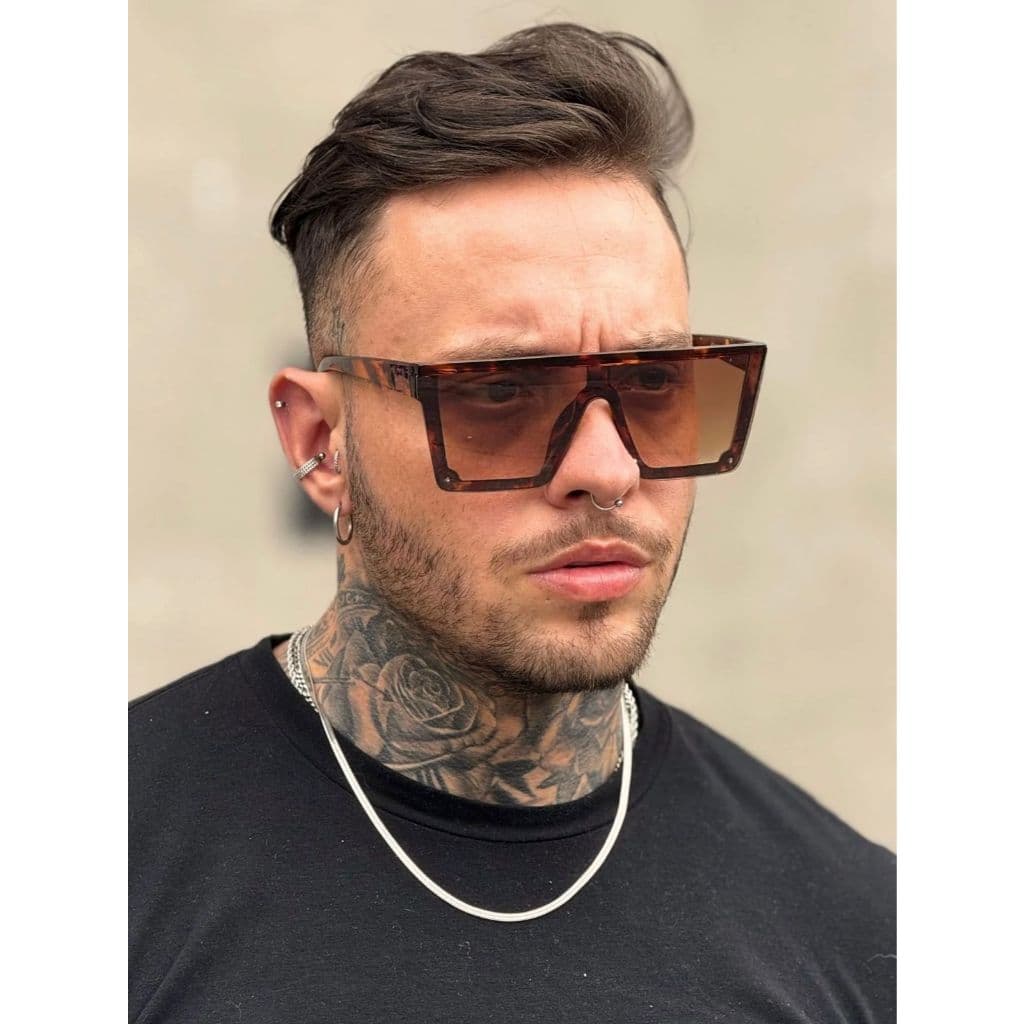 Oculos de sol quadrado Feminino e masculino Unissex Oculos de sol Mascara Madrid