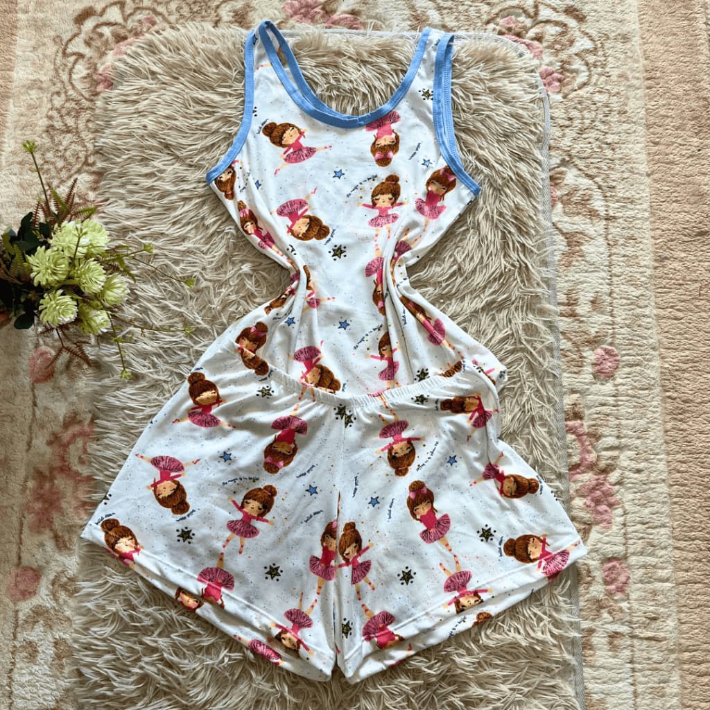 kit 3 baby doll   regata  Suede short doll conforto roupa de dormir tecido macio beleza e estilo