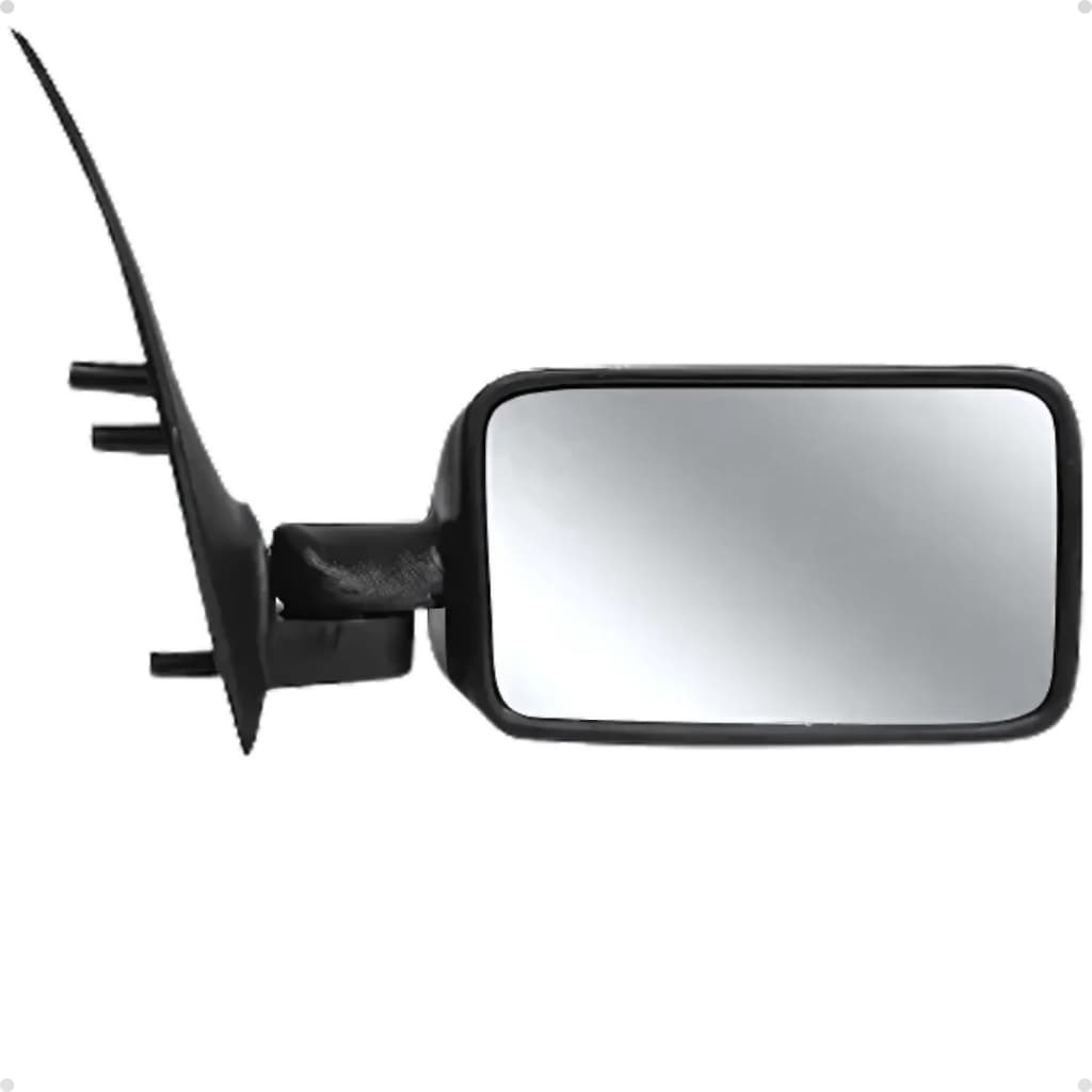 Espelho Retrovisor Preto Passageiro Fixo Uno 2/4 Portas 91/95 Escolha o Lado