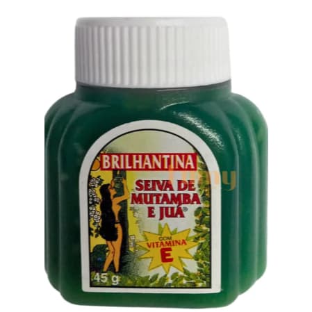 🧴 Brilhantina Seiva de Mutamba e Juá 45g – Cabelos Fortes, Brilhantes e Bem Cuidados! 🌿✨