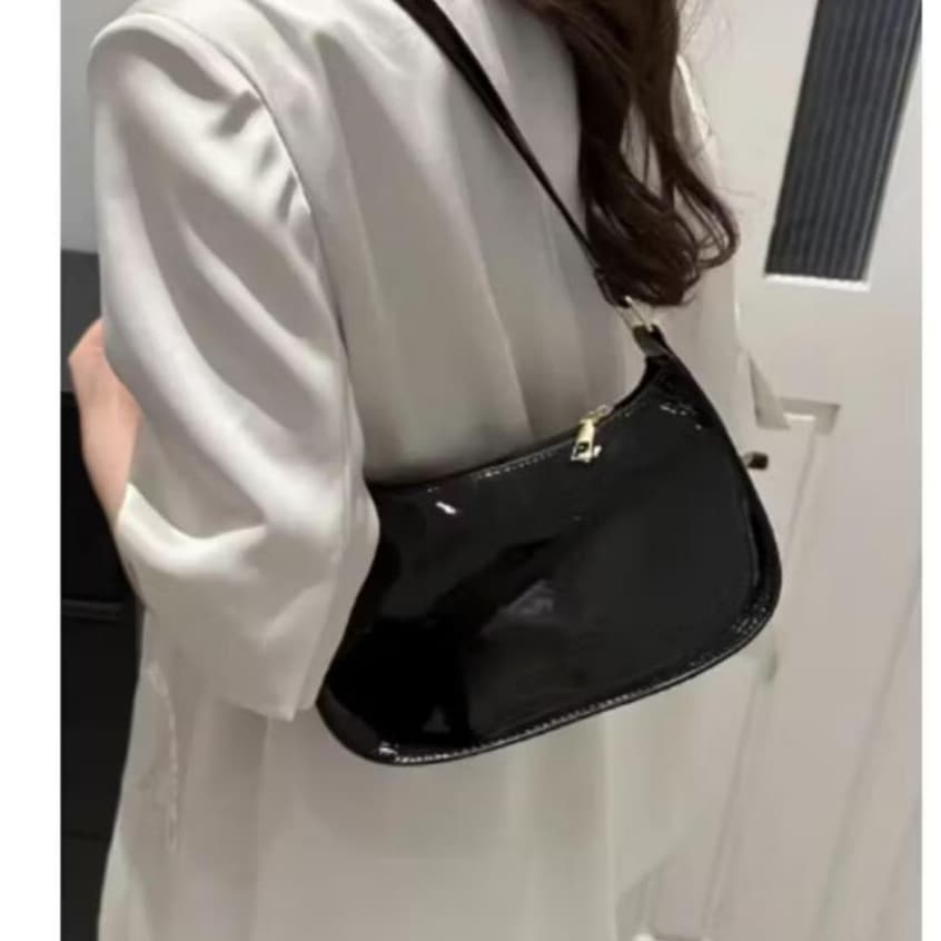 Bolsa de Ombro Tote Elegancy em Verniz Estilosa MP