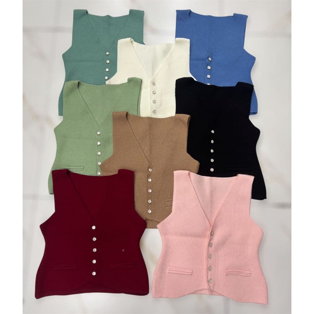 Colete Feminino Tricot Modal Looks com Colete Nenhuma 2026