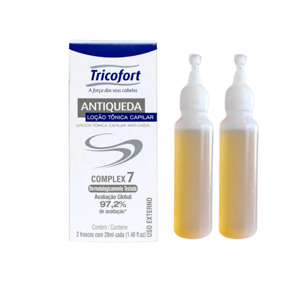 Loção Tônica Tricofort Capilar Antiqueda C/2 Ampolas 20ml