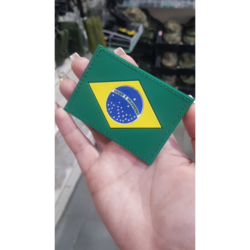 BANDEIRINHA DO BRASIL COM VELCRO