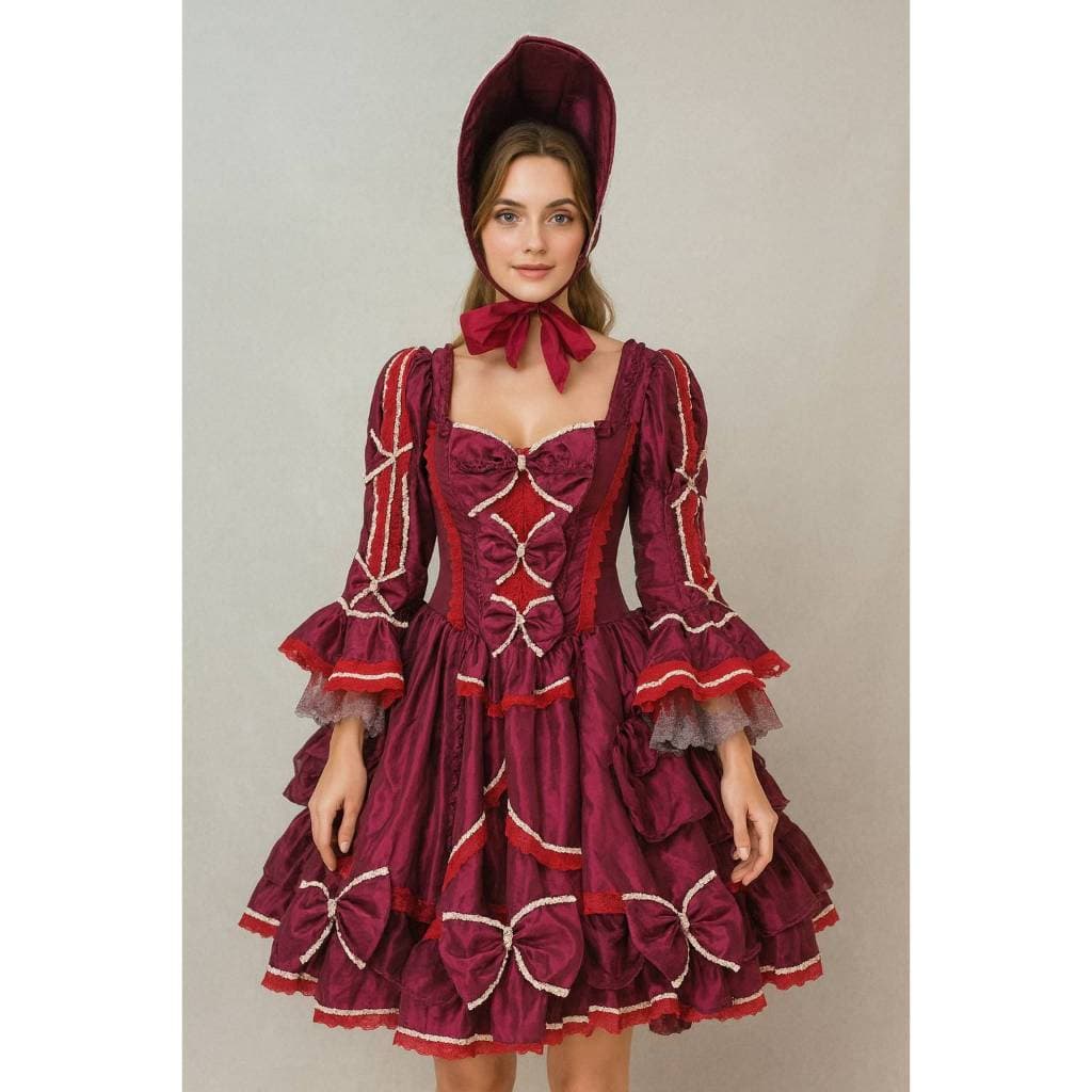 Vestido Vintage Lolita Chapéu Estilo Época (leia Descrição)