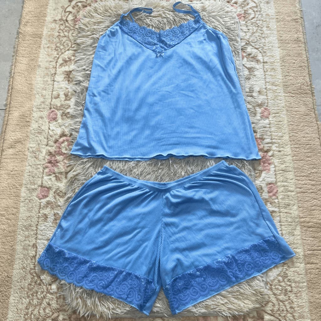 Kit 3 Babydool Canelado Plus Size Pijama Feminino Plus