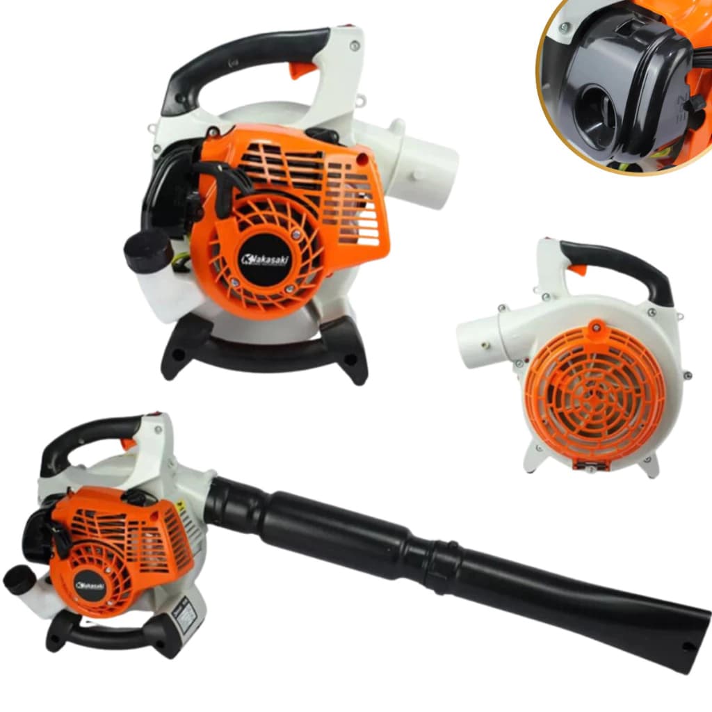 Soprador De Folhas A Gasolina Profissional Potente 33Cc Nakasaki