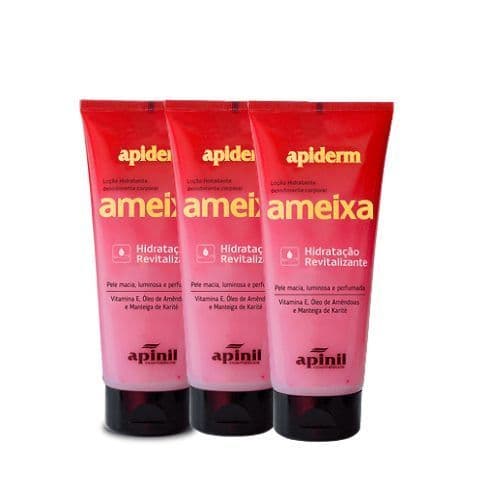 KIT 3 Hidratante Corporal AMEIXA Creme Loção 190g - Apinil SEX SHOP