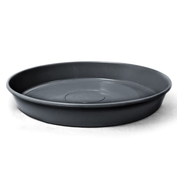 Prato Para Vaso 20Cm Preto Goyama